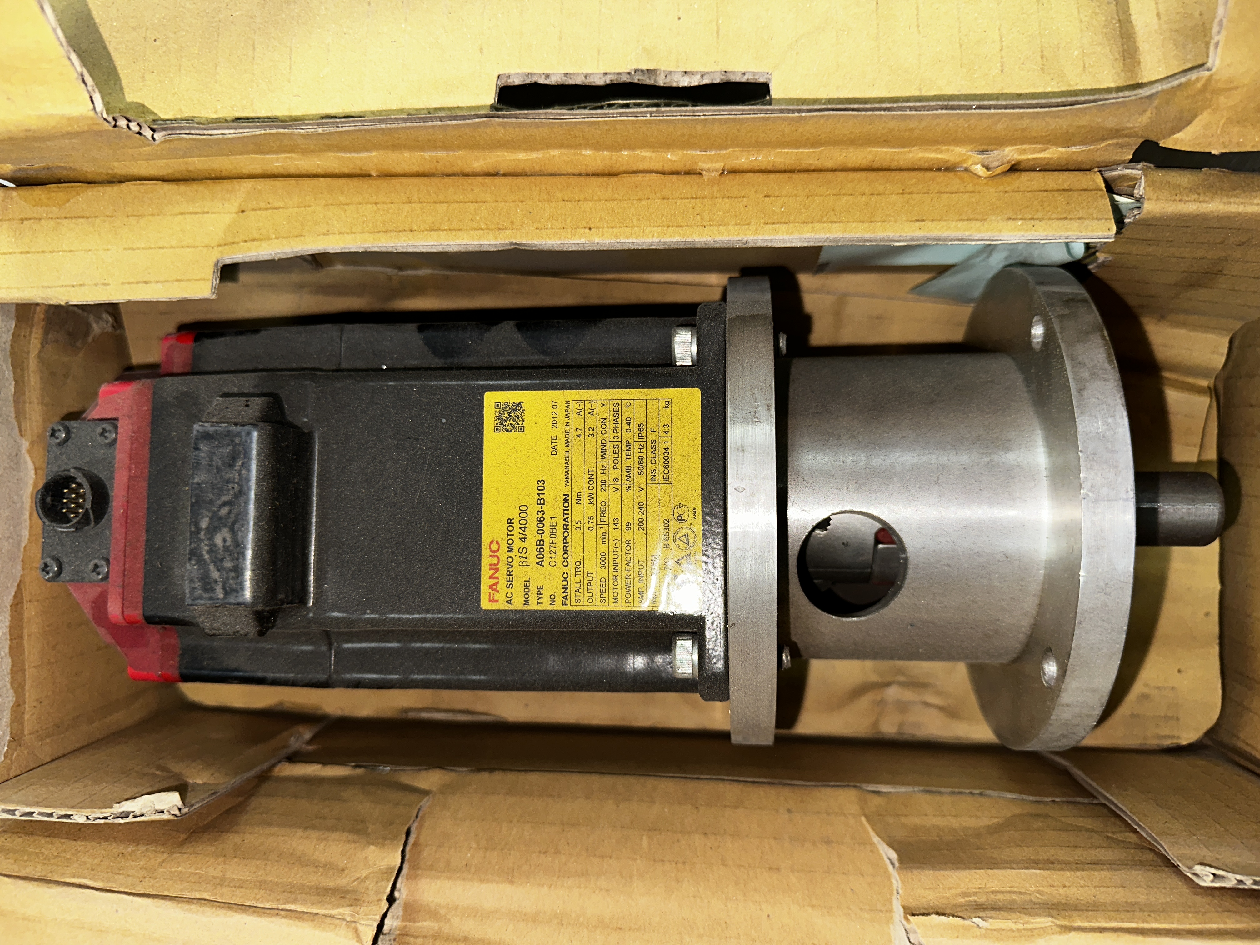 A06B-0063-B103 FANUC SERVO MOTOR